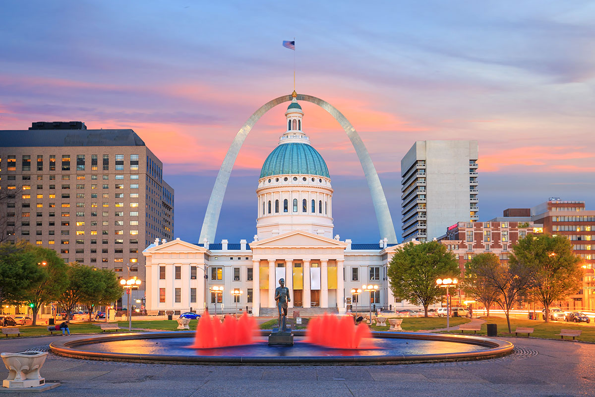 St. Louis, MO at Twilight | Gateway ENT