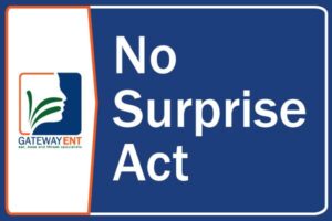 GatewayENT Logo with text saying No Surprise Act