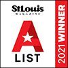 St Louis Magazine 2021 ALIST winner badge wh1